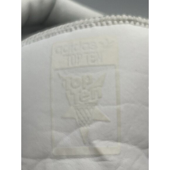 Adidas Top Ten Lace Up High Hi Top Shoes Old School White  Size 5 - Picture 13 of 16